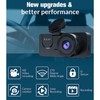 Car Traffic Recorder Night Vision 320mAh 3 Lens Front Rear