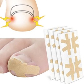 New Toenail Fixing Tape (1 Sheet, 4 Pcs) Beige 5ea
