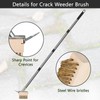 mcwdoit Crack Weeder Tool, Weed Puller Tool with 2 Heads&Scraping