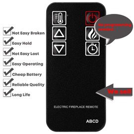 Replacement for North West Fireplace Heater Remote Control SF103-23G + SX103-23+SF103-23G SX103-23 D27-L