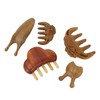 Meridian Massage Tool Kit Wood 3pcs Meridian Comb 2pcs Nose