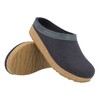 Haflinger Grizzly Torben Felt Clog Slippers Made of Pure Wool