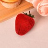 Strawberry Ring Box Red Velvet Ring Gift Box for Husband