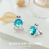 Turtle Earrings 925 Sterling Silver Sea Turtle Stud Earrings for