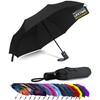 MRTLLOA 42/49 Inch Compact Windproof Travel Umbrella for Rain, Lightweight,
