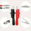 Replacemen Push-on Alligator Clips for Multimeter Test Lead,4 Pcs (4