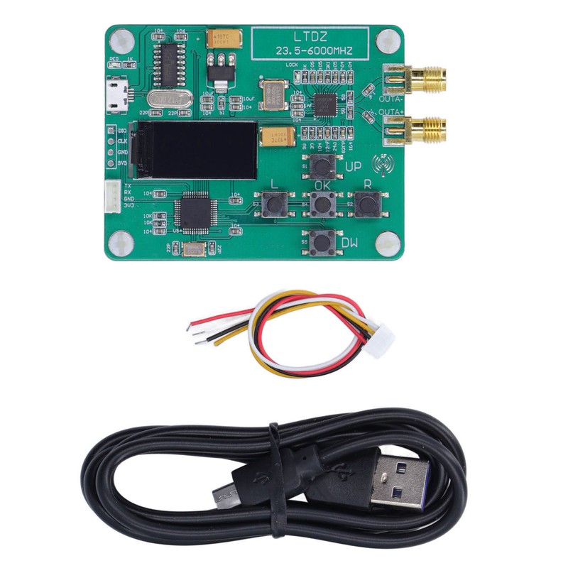 Signal Source Module Generator Board 23.5‑6000MHz Electronic Component USB 5V