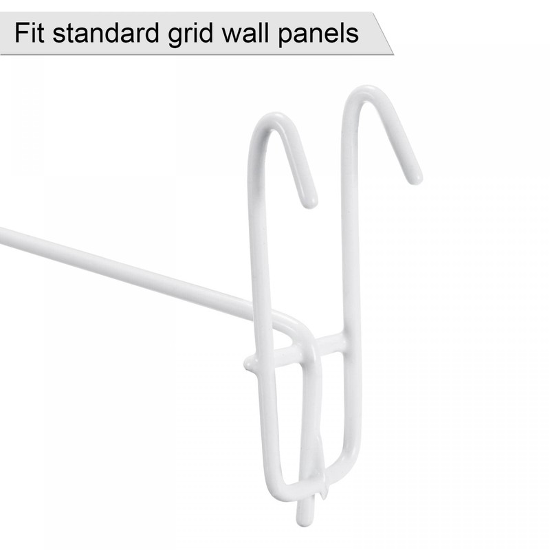 sourcing map Grid Wall Display Hooks Store Garage Storage Wall