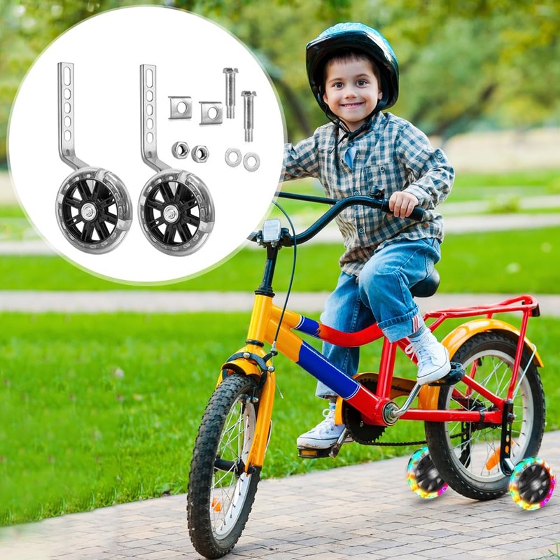 Growth Support Adjustable Safety Training Wheel for 12-20 Inch Kids