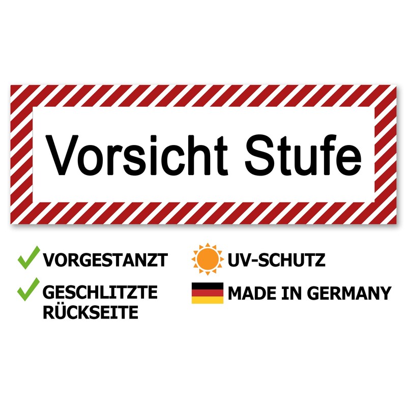 Pack of 5 Caution Level Stickers Warning Warning Signs Warning