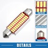 X AUTOHAUX LED Festoon Light White 41mm 211 212 24SMD