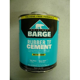 Barge Rubbert Tf Cement "No Toluene" 1 Qt.