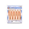Gouriki Industry E-Clip, Medium, Clear Orange, 10 Pieces