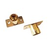 Brass Curtain Recess Rod Brackets 16mm Pole Support Sockets