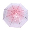 TOPINCN Folding Umbrella with Cherry Blossom Pattern, Pink, for Outdoor