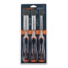 Juego De 3 Formones Mango Comfort Grip Truper 17759
