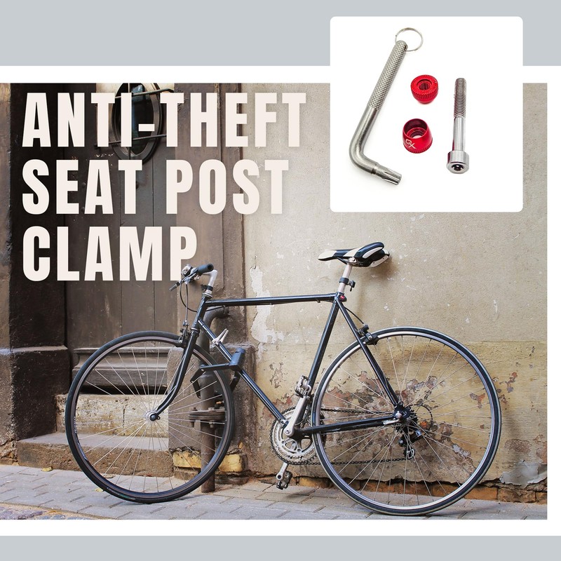 ONIPAX Anti-Theft Locking Binder Bolt Alloy Seatpost
