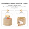 MiniArk Small Basket for Organizing | Cube Shelf Closet Storage