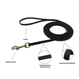 Viper Biothane Working Tracking Lead Leash Long Line for Dogs 2 Colors and 6 Sizes