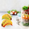 3 Packs Taco Holder Stands Plastic Colorful Taco Tray Plate