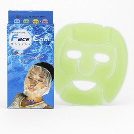 Facial massage, cool pack, cold pack, mask pack, ice pack, skin soothing gel mask 3ea