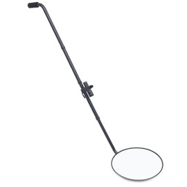 PIAOCAIYIN 12" Telescopic Car Inspection Mirror, Under Vehicle Inspection Tool w/9 * LED Lamp Flashlight for Auto Repair Factory, Inspection Station