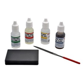 KAP TOOLS - Kit De Soluciones de Ácidos Para Probar Oro Y Plata, Piedra Y Lima para Joyería, Kit de soluciones de prueba de oro, Kit de prueba de ácido para Plata, Oro, Platinum
