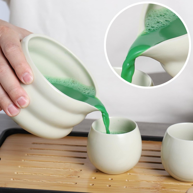 MAKOUYU 12 Pcs Matcha whisk Set,15 OZ,Japanese Matcha Set,With 2