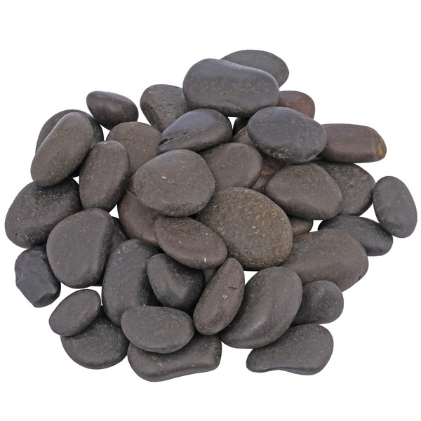 mookaitedecor 1 lb Bulk Natural Black Stone Rough Stones for