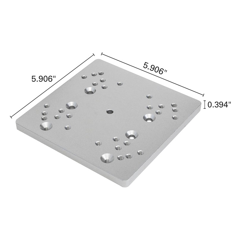 Extreme Max 3005.4408 Downrigger Mounting Plate for Use with Track