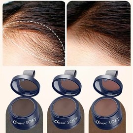 Hairline Powder - Soft & Lightweight Hairline Contouring Powder for Facial Contouring, Ideal for Hairline Shaping Haircare Black:_3pcs/set