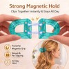 2PCS Magnetic Hair Clips for Women, Strong Hold No Slip,