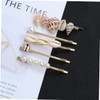 Beavorty 3pcs Shell Conch Hair Clip Beach Hair Pin Elegant