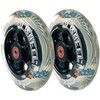 6" x 1 1/4" Lighted Caster Wheels With 5/16" Bearings.