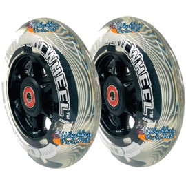 6" x 1 1/4" Lighted Caster Wheels With 5/16" Bearings. Price is for 1 Set of 2 wheels