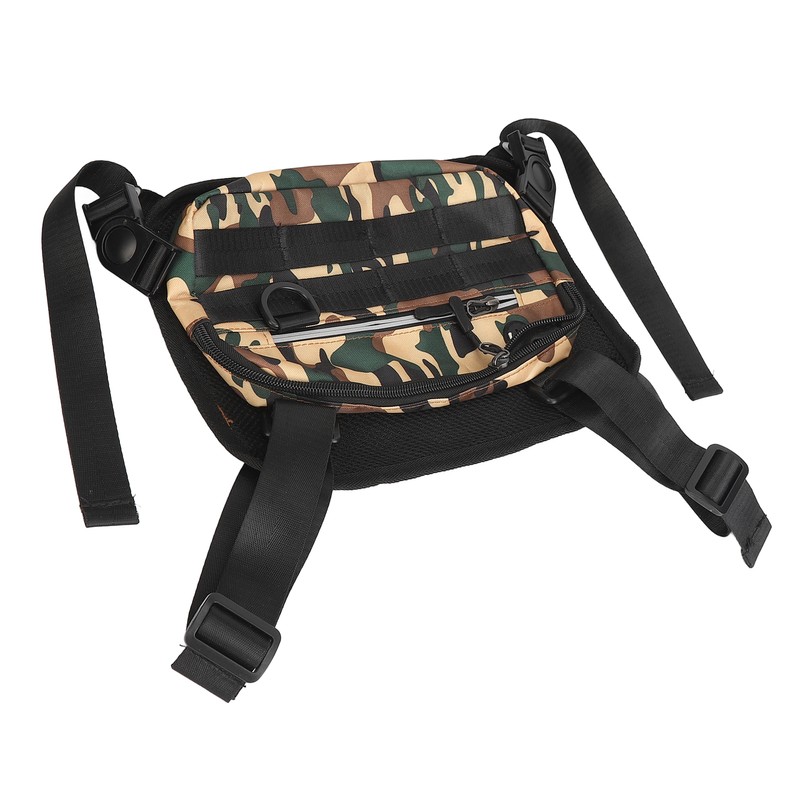 Sports Vest Chest Bag Lightweight Breathable Adjustable Strap Running Vest