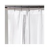 Lush Decor Hotel Collection Shower Curtain Fabric Minimalist Plain Style