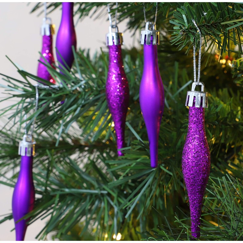 Christmas Concepts® Pack Of 15-8.5cm, 85mm (3.4") Droplet Baubles -