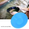 Plastic Blue Gold Pan with Dual Riffles Gold Washing Tool