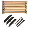 Louver Hardware System for Blinds and shutters, Sunblind System Brackets,