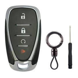 Replacement Smart Key Fob Case Shell fit for 2017-2018 Chevy Bolt 2018-2020 Equinox 2017-2020 Trax 2018-2020 Sonic 2016-2019 Volt Cruze Keyless Entry Key Fob Cover