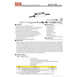 MEAN WELL XLG-100-H-A 100W 2100mA Constant Voltage+Constant Current LED Driver XLG-100