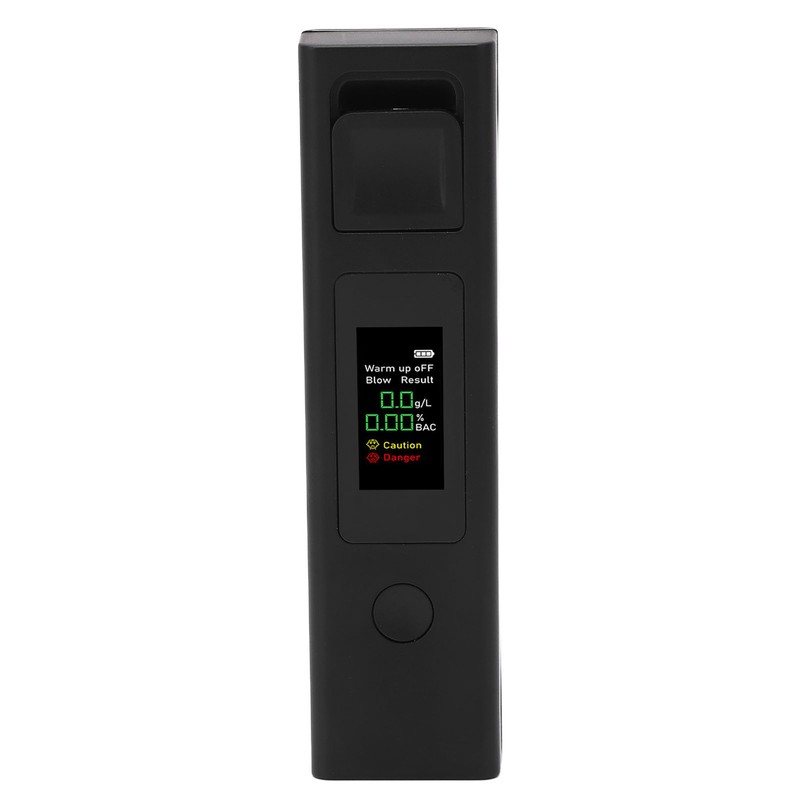 Portable Drunk Tester High Accuracy LCD Display Breathalyzer Rechargeable Air