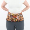 Wheatbags Love Wrap Around Heat Pack, Groovy Flowers Black
