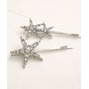 VingTAINE H7532-S Bijou Star Hair Pin, Set of 2, Star,