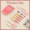 Eyebrow Tweezer Set, TsMADDTs 7 Pcs Tweezers Set for Women,