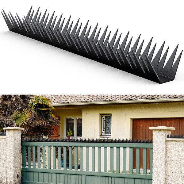 Anti Climb Fence Spikes Metal for Outdoor Walls, Garden Fences,Intruder