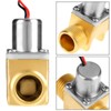 DC 4.5V 1/2" Water Flow Pulse Electromagnetic Valve Brass Solenoid