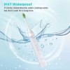 Fairywill Electric Toothbrush Sonic Toothbrush USB Rechargeable 8 Heads 5