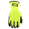 Cat® CAT017411L High Visibility Work Gloves – Large, Dip Textured